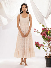 The Ivory Bloom Eyelet Dress