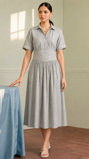 The Meadow Grace Embroidered Dress